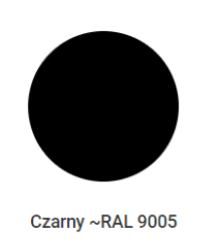 RUUKKI kolorystyka czarny RAL 9005
