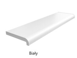 Biały Parapet wewnętrzny PVC Sofline