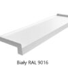 Biały RAL 9016 parapety zewnętrzne aluminiowe