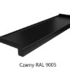 Czarny RAL 9005 parapety zewnętrzne aluminiowe