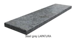 Parapet uniwersalny granit - Steel grey LAPATURA